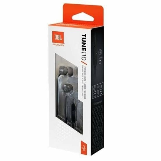 AURICULARES PARA JBL PURE BASS SOUND TUNE110 NEGRO